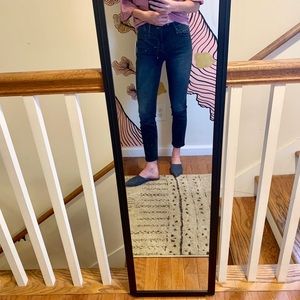 MOTHER high rise looker ankle jean